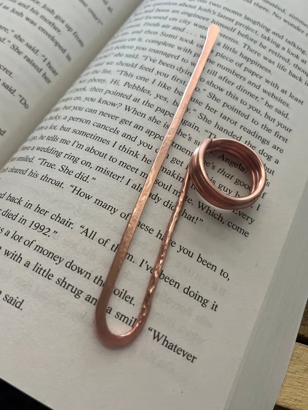Handmade Utility Book Holder Ring Bookmark