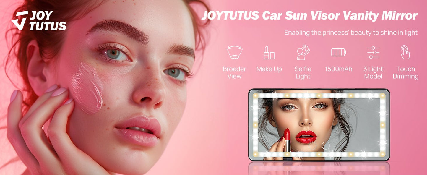 🔥VENTE CHAUDE D'ÉTÉ -49%🔥 Miroir de maquillage pare-soleil