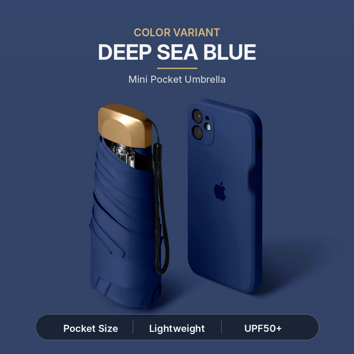⏰🔥 50 % DE RÉDUCTION – OFFRE À DURÉE LIMITÉE ! ☂️ Parapluie pliable de type capsule – Léger, compact et prêt à tout 🌦️✨
