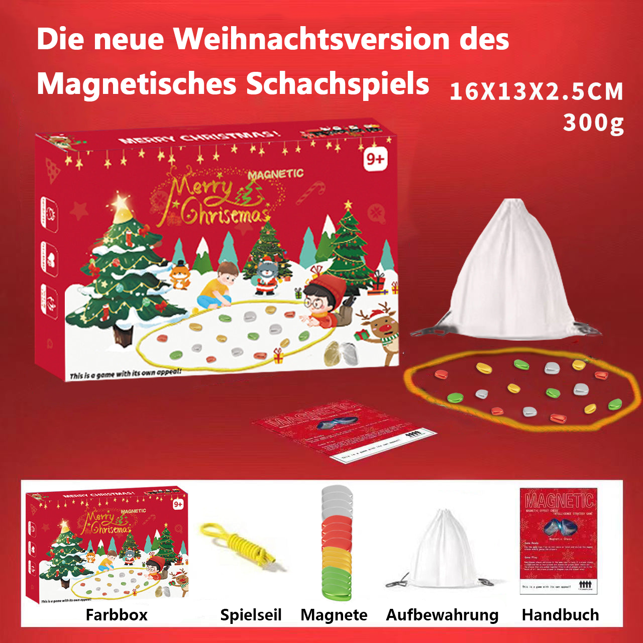🎅Soldes de Noël 50 % DE RÉDUCTION🔥Jeu d'échecs magnétique✨️