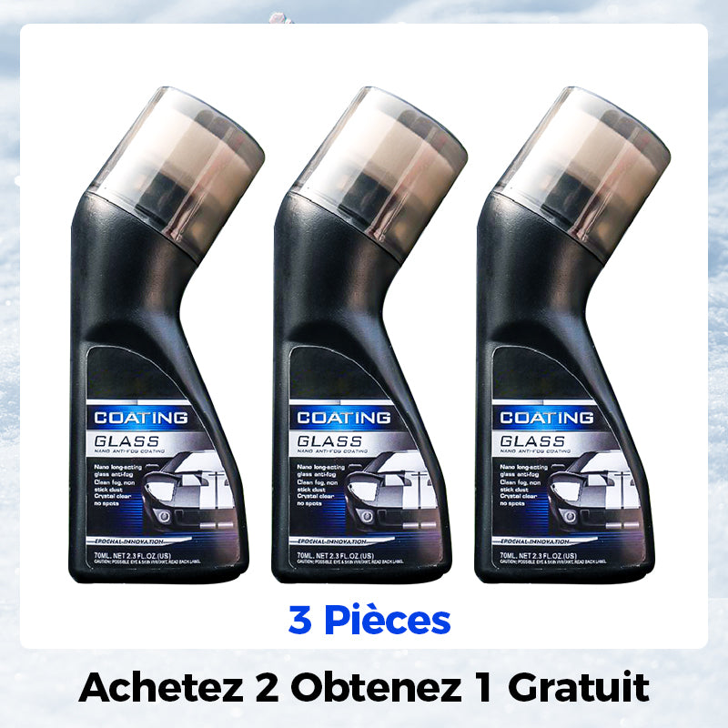 ❄️ Lingette Revêtement Anti-Buée Micromoléculaire – Garde Votre Pare-brise Clair et Sans Buée 🧽✨