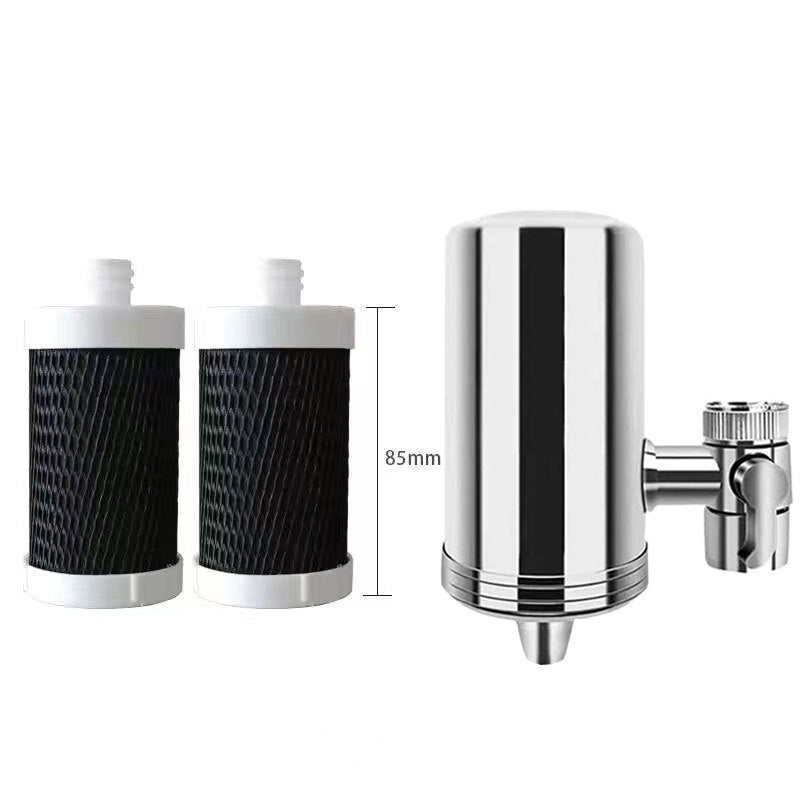 🔥Purificateur d'eau pour robinet domestique en acier inoxydable sans installation