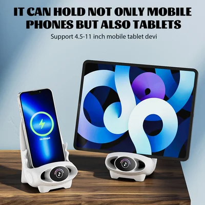 đ„Vente du dernier jour 35% de rĂ©ductionđ„Mini chaise avec chargeur rapide sans fil, support de tĂ©lĂ©phone multifonctionnel