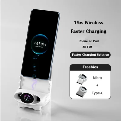 đ„Vente du dernier jour 35% de rĂ©ductionđ„Mini chaise avec chargeur rapide sans fil, support de tĂ©lĂ©phone multifonctionnel