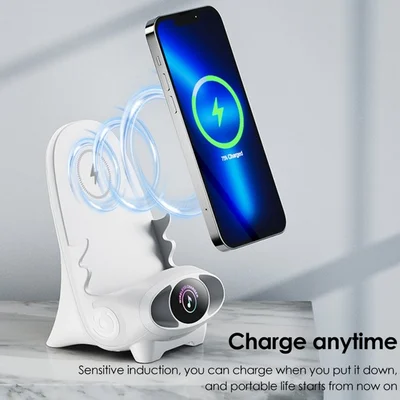 đ„Vente du dernier jour 35% de rĂ©ductionđ„Mini chaise avec chargeur rapide sans fil, support de tĂ©lĂ©phone multifonctionnel