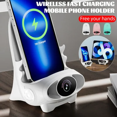 đ„Vente du dernier jour 35% de rĂ©ductionđ„Mini chaise avec chargeur rapide sans fil, support de tĂ©lĂ©phone multifonctionnel