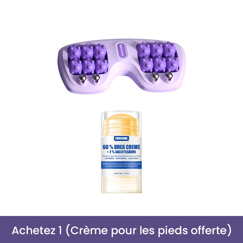 🏆Apaisement Immédiat ! Rouleau de Massage Portable à Deux Têtes pour les Pieds🦶🌿