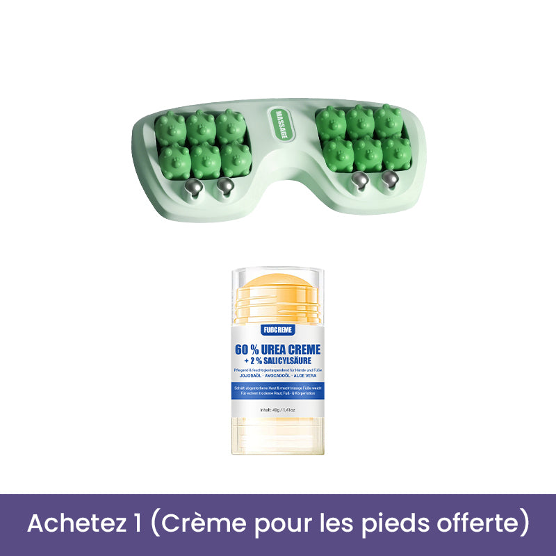 🏆Apaisement Immédiat ! Rouleau de Massage Portable à Deux Têtes pour les Pieds🦶🌿