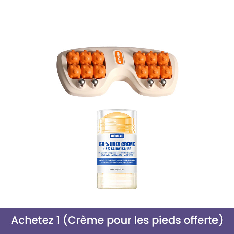 🏆Apaisement Immédiat ! Rouleau de Massage Portable à Deux Têtes pour les Pieds🦶🌿