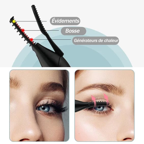 Vente du dernier jour 49% de réduction💥Recourbe-cils thermique électrique✨ Clignez des yeux et éblouissez ! 👁️