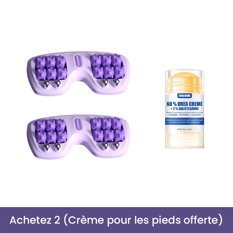 🏆Apaisement Immédiat ! Rouleau de Massage Portable à Deux Têtes pour les Pieds🦶🌿