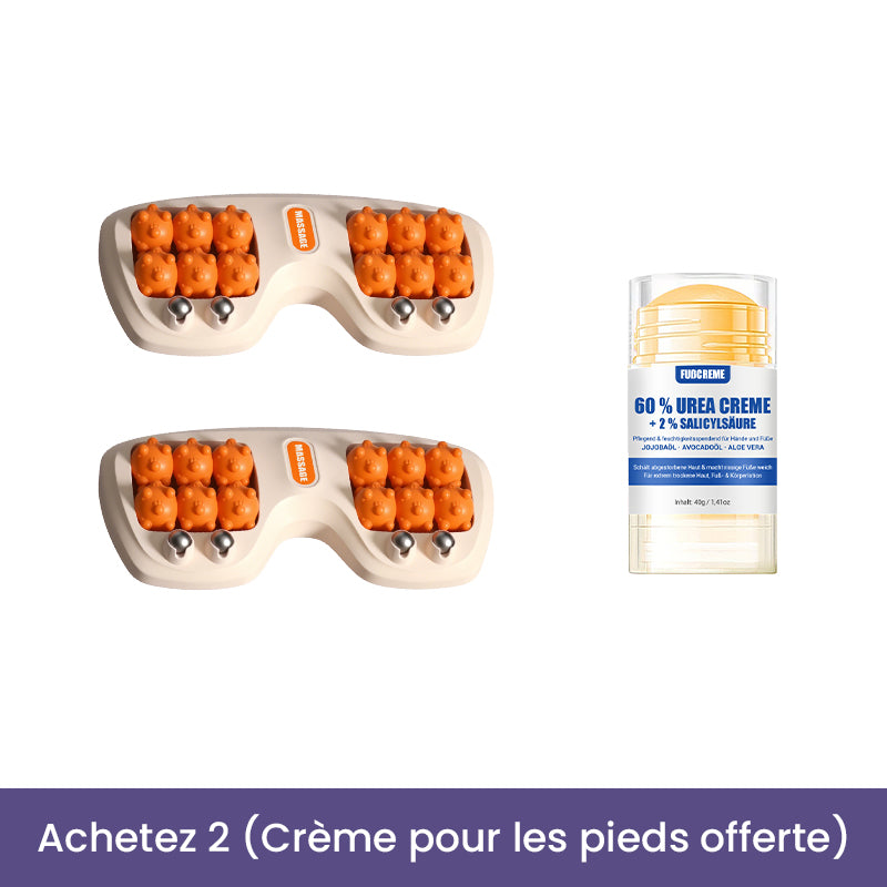 🏆Apaisement Immédiat ! Rouleau de Massage Portable à Deux Têtes pour les Pieds🦶🌿