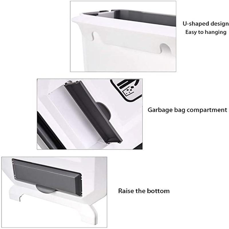 🚀😍Obtenez 5 rouleaux de sacs poubelle gratuitement🗑️Poubelle pliable pour armoires de cuisine✨