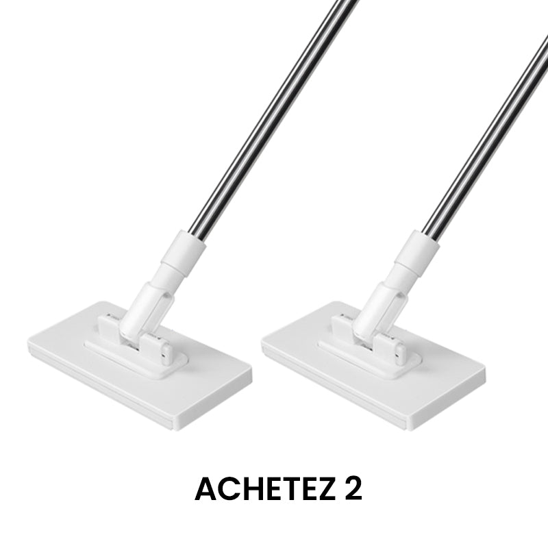 🏆Balai-serpillère anti-poussière jetable avec 4 chiffons réutilisables
