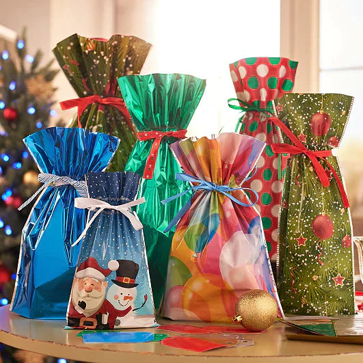 🎅🎁Le sac cadeau de Noël parfait avec cordon de serrage