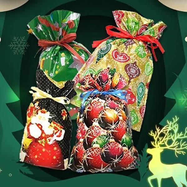 🎅🎁Le sac cadeau de Noël parfait avec cordon de serrage