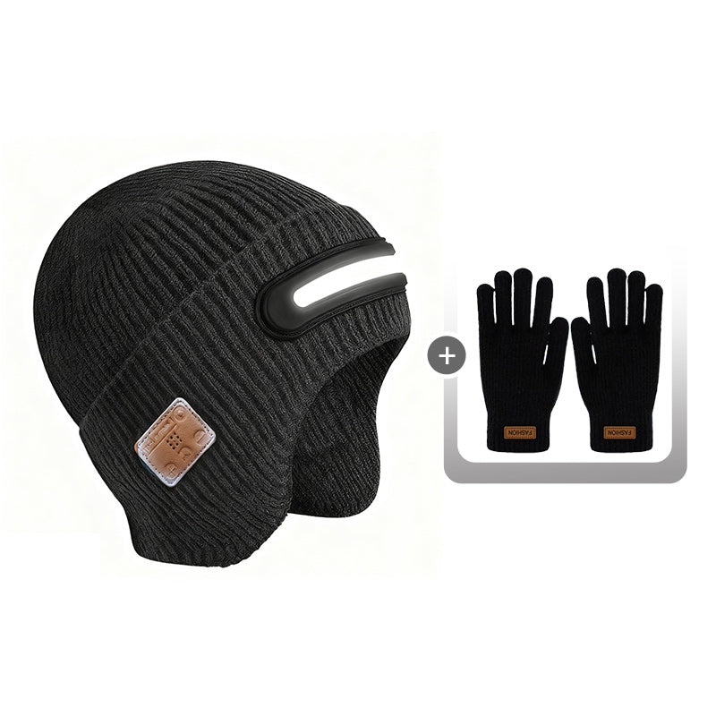 Bonnet Bluetooth rechargeable avec lampe intégrée