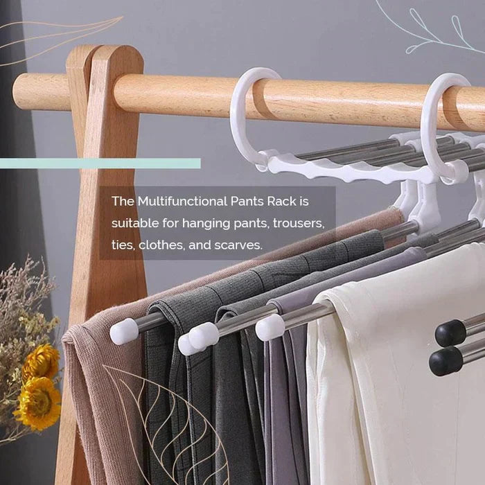 đâš Porte-Pantalons Multifonctionnel â Gain de Place et Pratique đđ