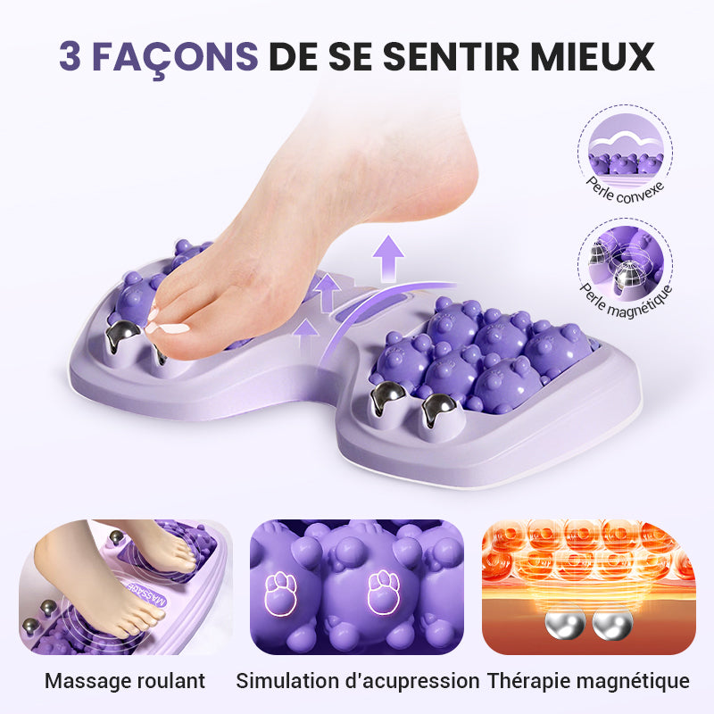 🏆Apaisement Immédiat ! Rouleau de Massage Portable à Deux Têtes pour les Pieds🦶🌿