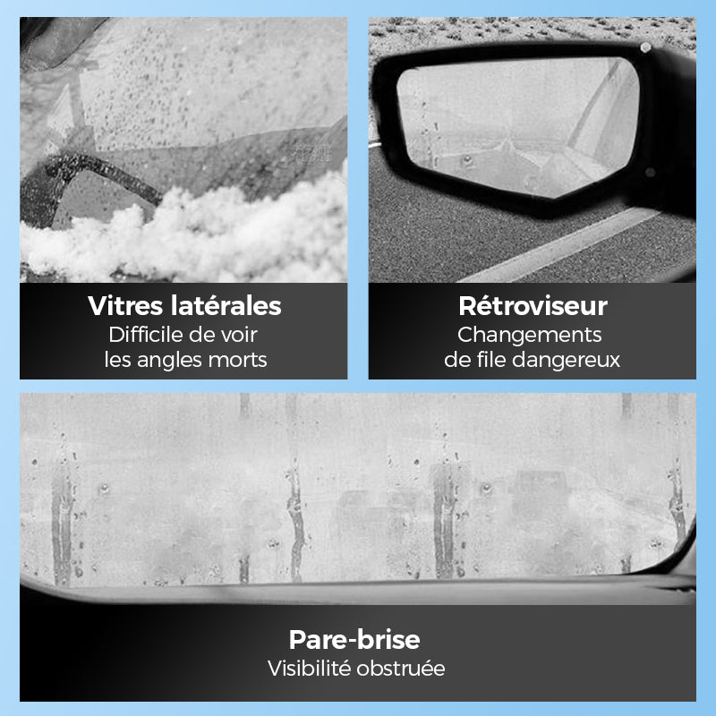 ❄️ Lingette Revêtement Anti-Buée Micromoléculaire – Garde Votre Pare-brise Clair et Sans Buée 🧽✨