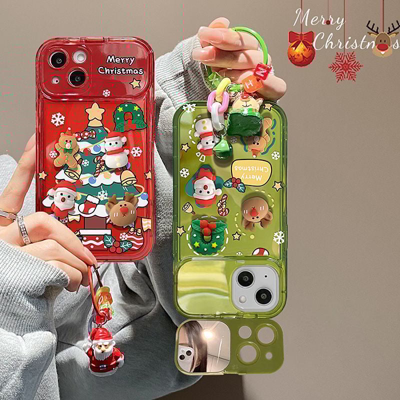 đ
Vente de NoĂ«lđ - 50% de rĂ©ductionđ„Arbre de NoĂ«l pendentif Flip Mirror Case Cover Ătui pour iPhone
