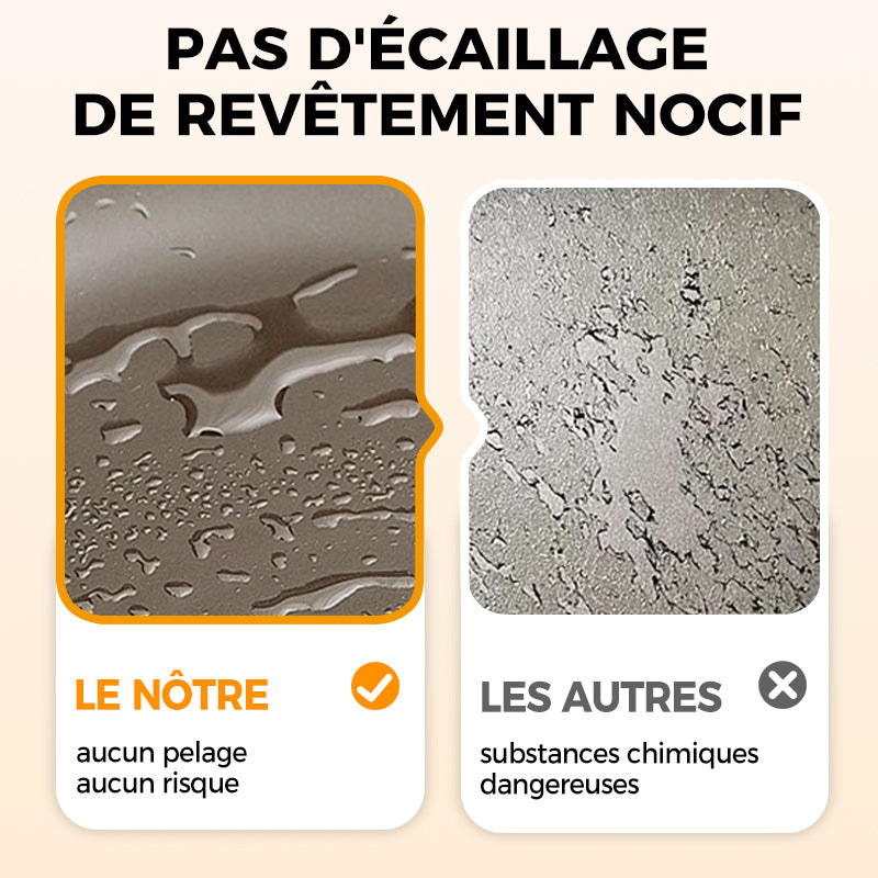 Assurance qualité + Poêle en fer épais à revêtement non toxique 👨🍳