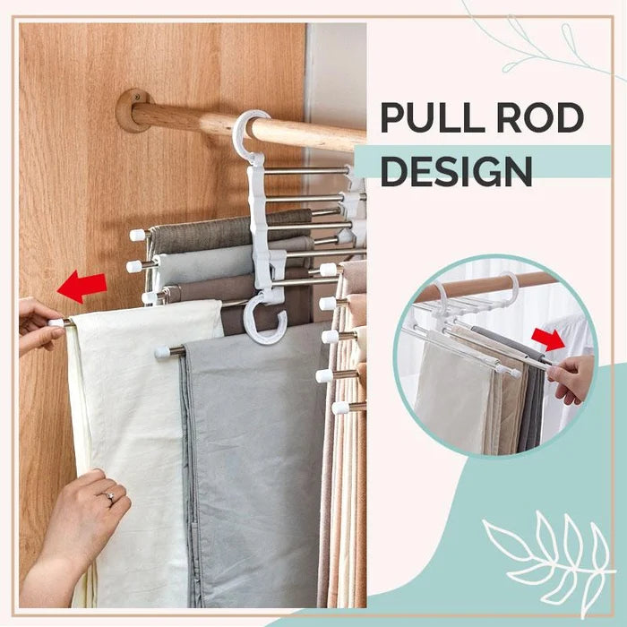 đâš Porte-Pantalons Multifonctionnel â Gain de Place et Pratique đđ