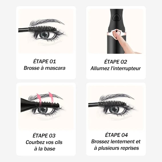 Vente du dernier jour 49% de réduction💥Recourbe-cils thermique électrique✨ Clignez des yeux et éblouissez ! 👁️