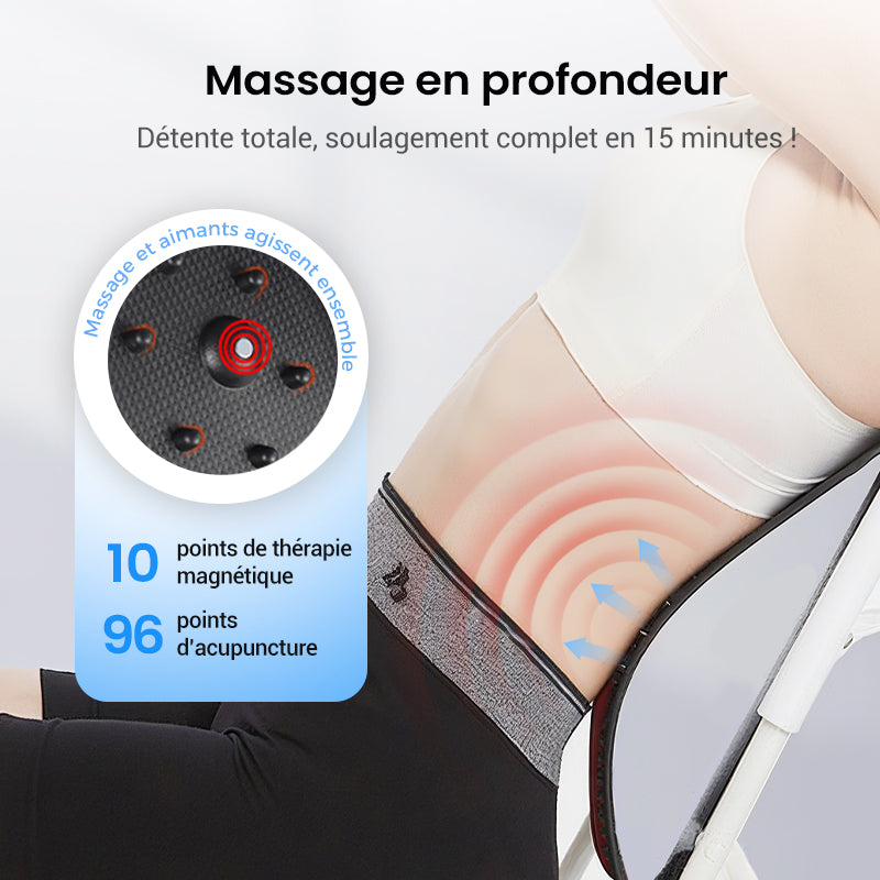 🏆Étireur lombaire magnétique avec massage d’acupuncture pour👑soulager des douleurs dorsales🌿