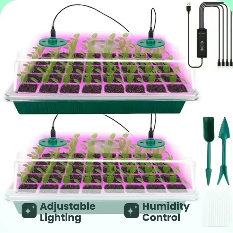 📢📢55 % DE RÉDUCTION !! ⏰Palettes de culture pour semences avec lampe de croissance