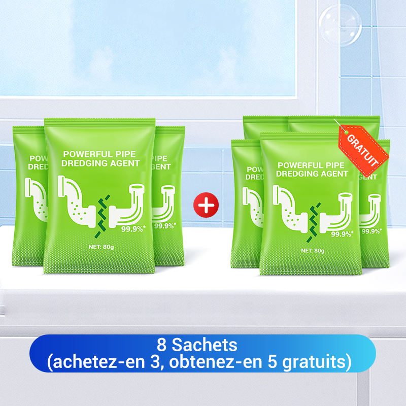 📢✨Achetez-en 1 et obtenez-en 1 gratuitement🌿Poudre puissante pour le curage des tuyaux
