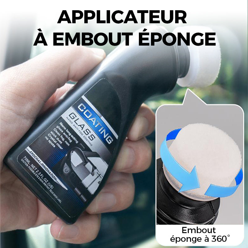 ❄️ Lingette Revêtement Anti-Buée Micromoléculaire – Garde Votre Pare-brise Clair et Sans Buée 🧽✨