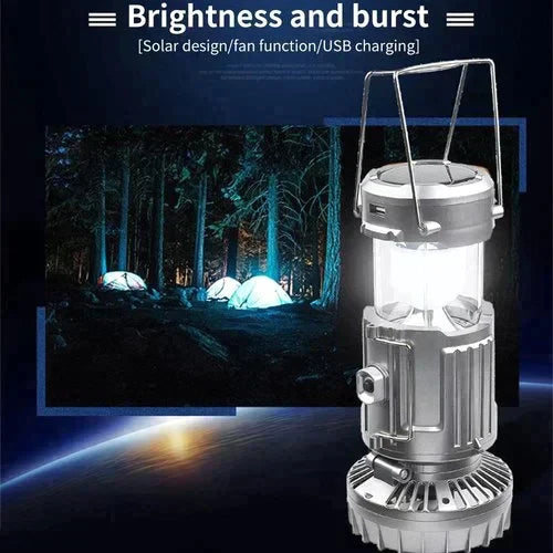 🔥🎁Lanterne de camping LED portable avec ventilateur