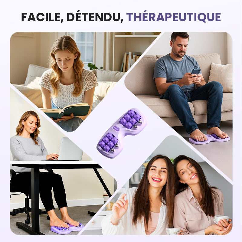 🏆Apaisement Immédiat ! Rouleau de Massage Portable à Deux Têtes pour les Pieds🦶🌿
