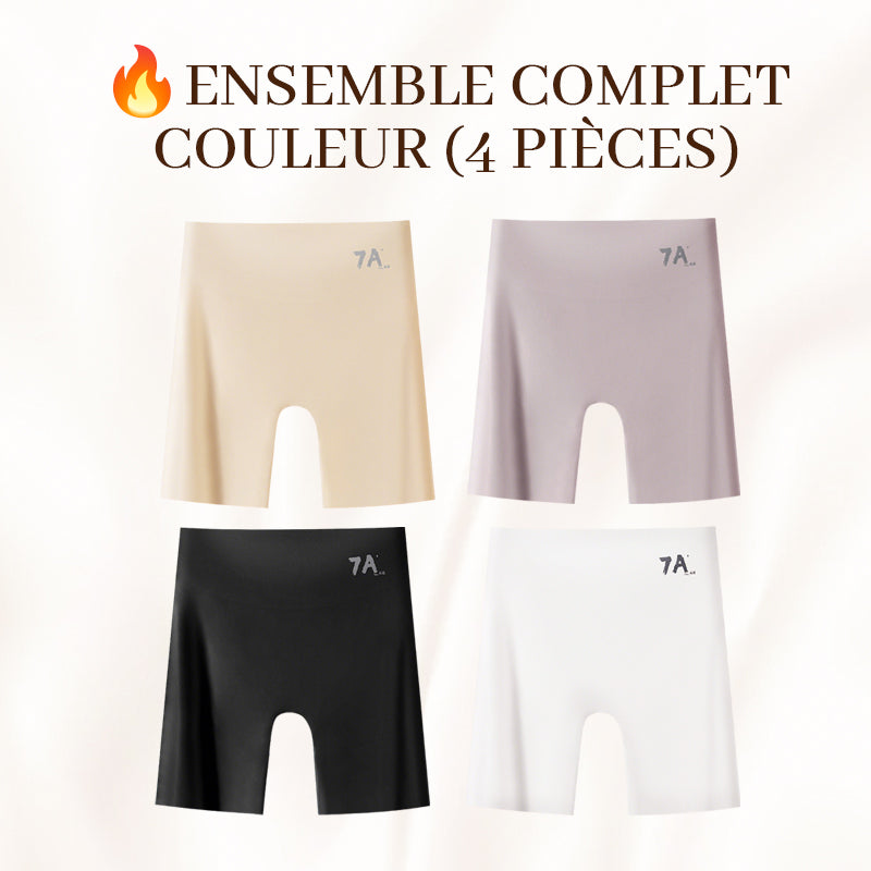 🏆Sous-vêtements féminins taille haute en soie glacée avec contrôle de l'abdomen Hip-lifting👑🌿