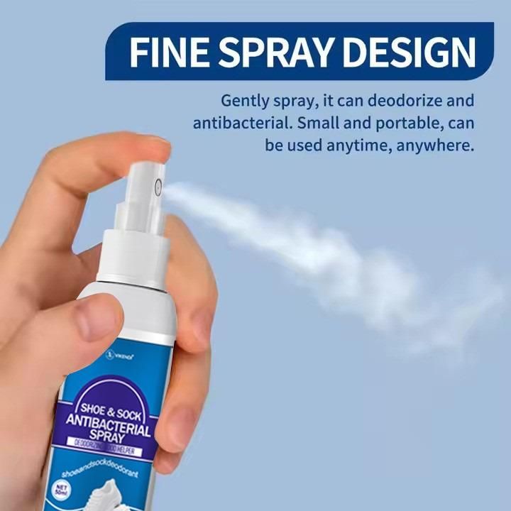 Spray Déodorant Naturel Antibactérien pour Chaussures & Chaussettes 👟🌿