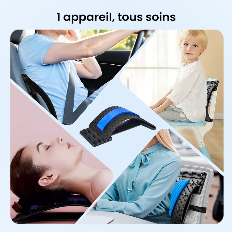 🏆Étireur lombaire magnétique avec massage d’acupuncture pour👑soulager des douleurs dorsales🌿