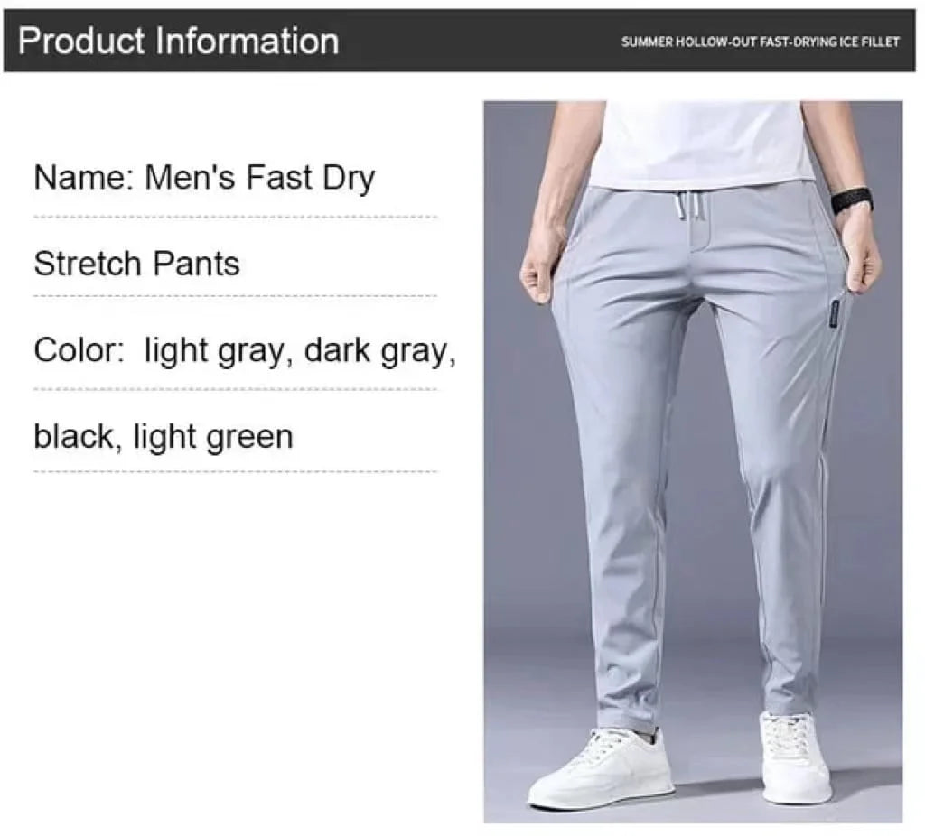 🔥2025 Nouveaux modèles Pantalon extensible unisexe à séchage rapide✨🤩