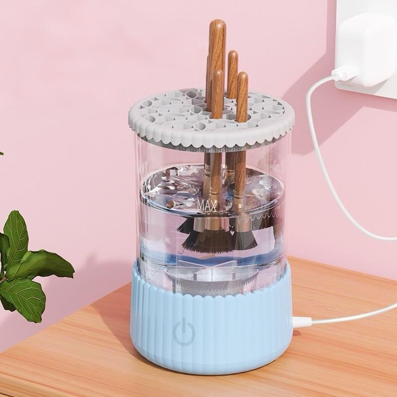 👑Super Cadeau ! Nettoyeur Électrique de Pinceaux de Maquillage ⚡💄