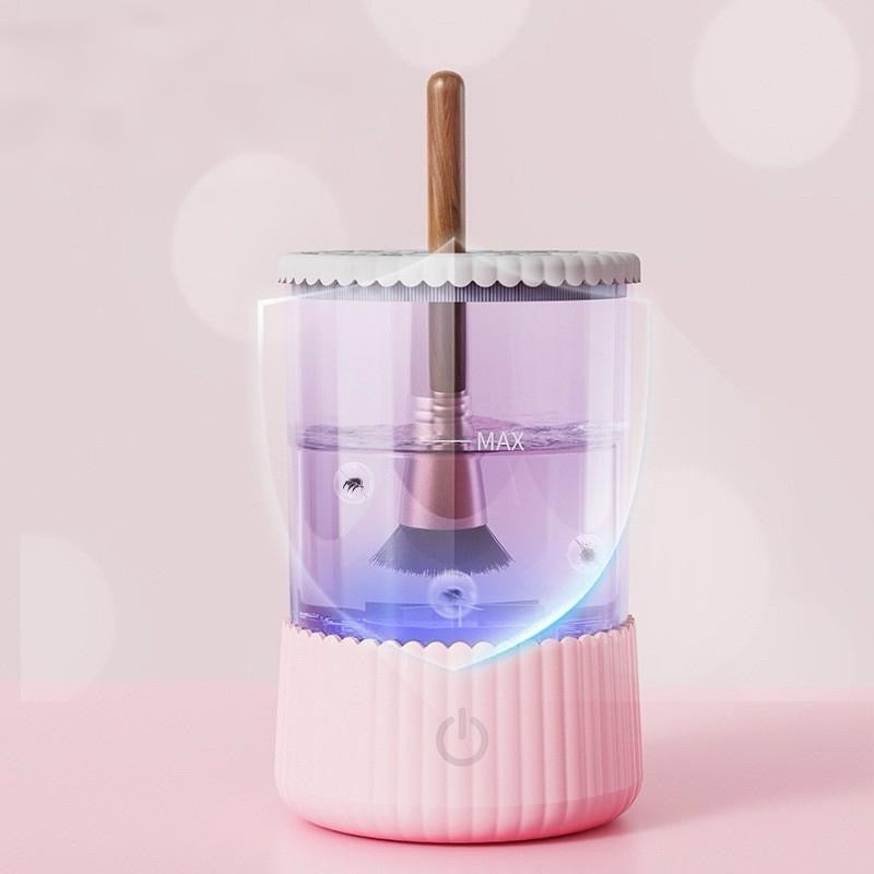 👑Super Cadeau ! Nettoyeur Électrique de Pinceaux de Maquillage ⚡💄
