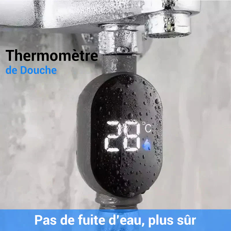 💧 Thermomètre de douche 🌡️ Fini les conjectures - Température instantanée ! 🚿