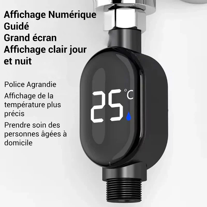 💧 Thermomètre de douche 🌡️ Fini les conjectures - Température instantanée ! 🚿