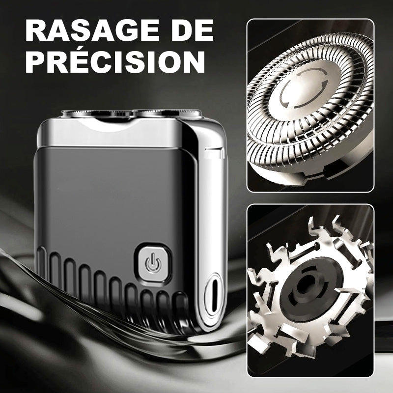 🏆Mini Rasoir Électrique pour Hommes⚡Votre rasage parfait !