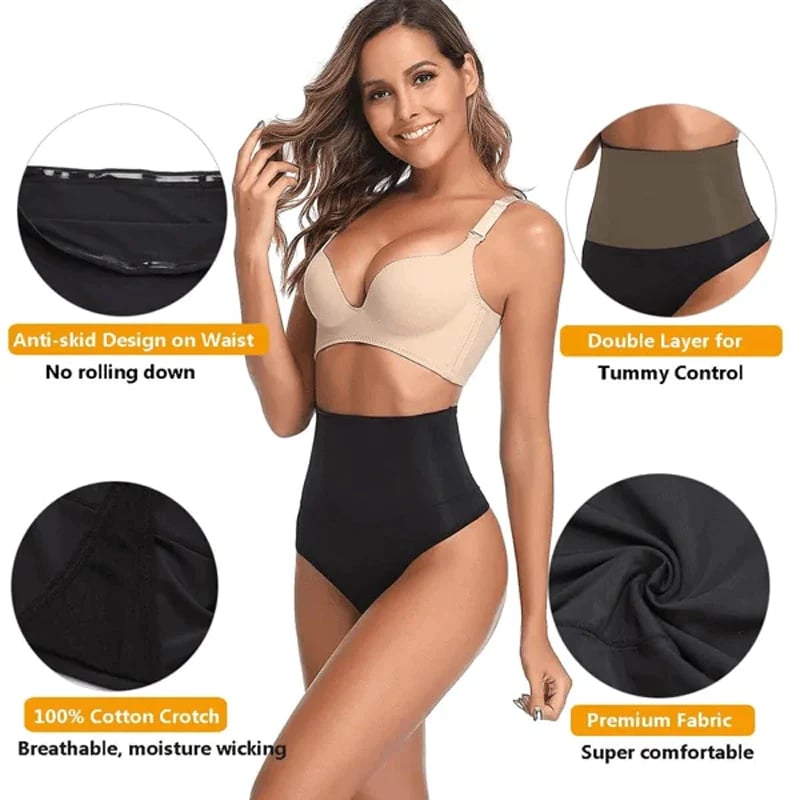 đDernier jour - 1 achetĂ©, 1 offertđCulotte gainante taille haute pour un ventre plat