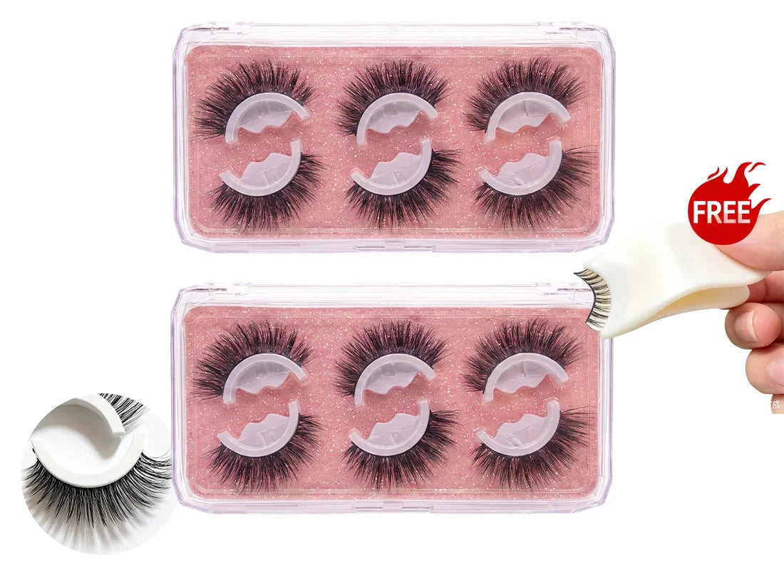 🥳BONNES AFFAIRES 2026🥳💞50 K+ VENDUS !👁️✨Faux cils réutilisables autocollants – pas de colle nécessaire, il suffit d’appuyer et c’est prêt. Boucle naturelle, réutilisables et faciles à retirer. Un véritable atout beauté ! 💕🌸