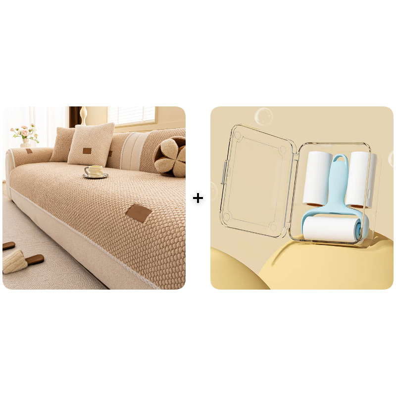 📢📢50% DE RÉDUCTION !! ⏰ Housse canapé anti‑griffes – Ultra‑douce, lavable & résistante – Gris/Blanc/Marron ✨