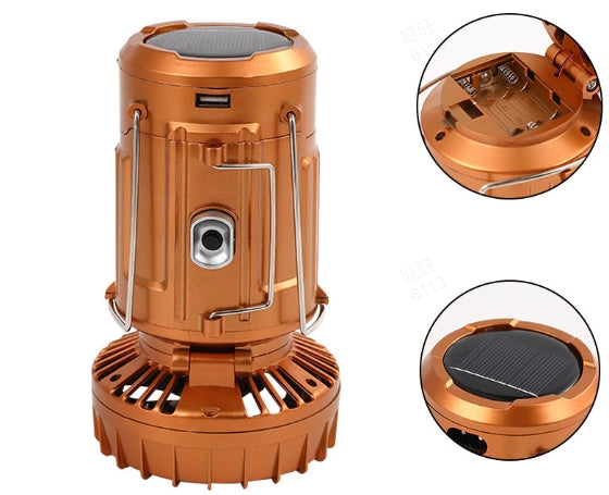 🔥🎁Lanterne de camping LED portable avec ventilateur