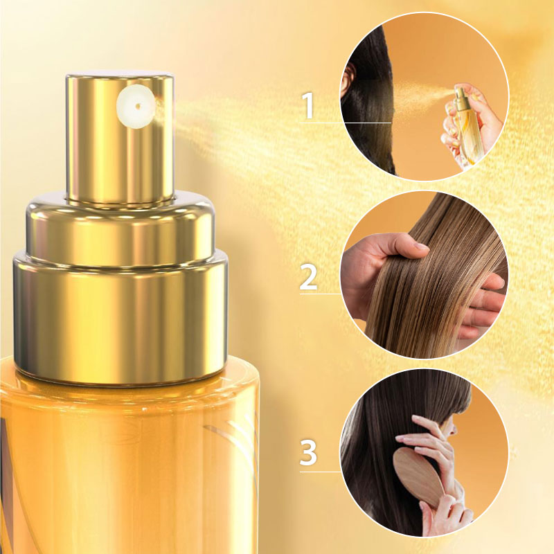 đ„50 % DE RĂDUCTIONđ„Spray d'huile essentielle longue durĂ©e et lĂ©gĂšre pour cheveux souples