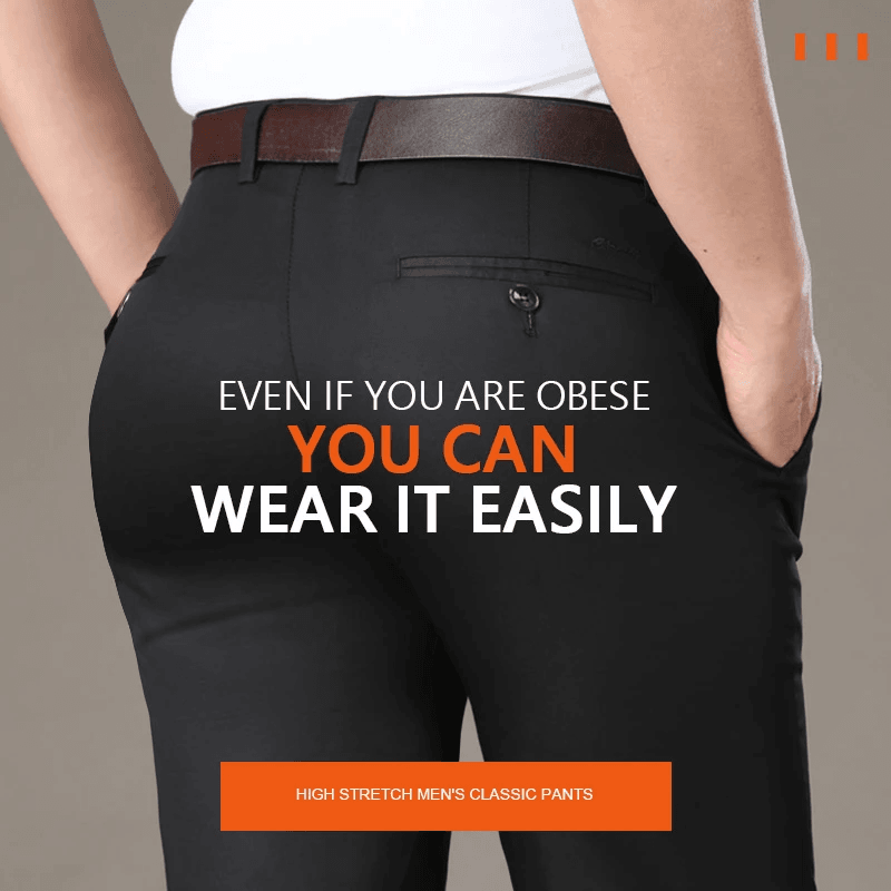 🔥Ventes à chaud🔥Pantalon classique pour hommes avec une grande élasticité