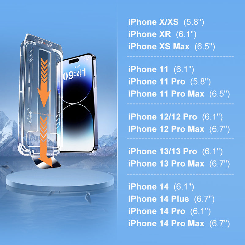 (L'iPhone 16 arrive !)🔥 Protège-écran Trempé Anti-Regard pour iPhone - Sans Bulles Ni Poussière